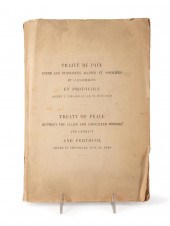 TREATY OF VERSAILLES, FRENCH PRINTING