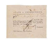 CONTINENTAL ARMY PAY STUB TO PHILLIP