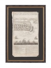 BATTLE OF ST. AUGUSTINE MAP AND ILLUSTRATION,