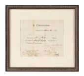 PENNSYLVANIA CONVENTION, SIGNED PAY