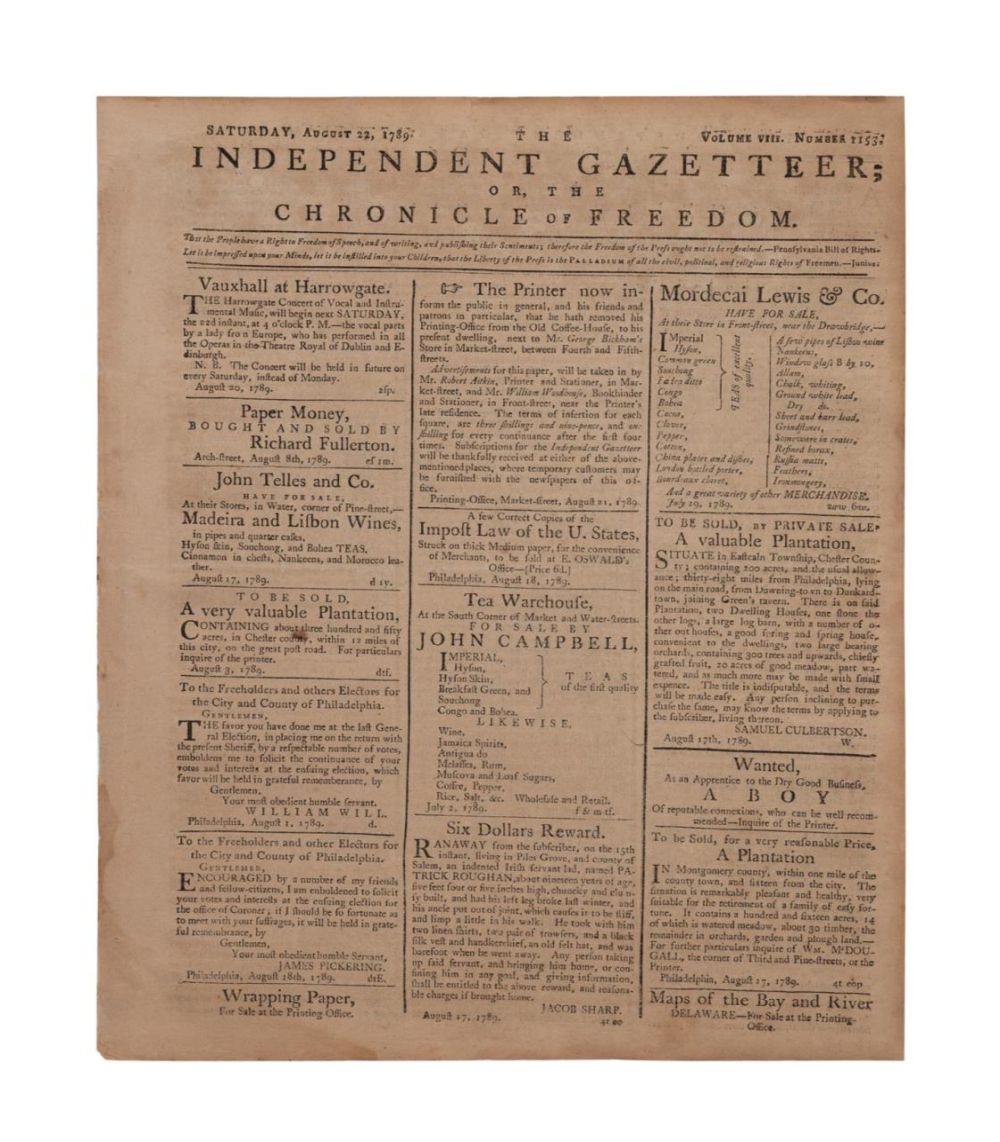 BILL OF RIGHTS, THE INDEPENDANT