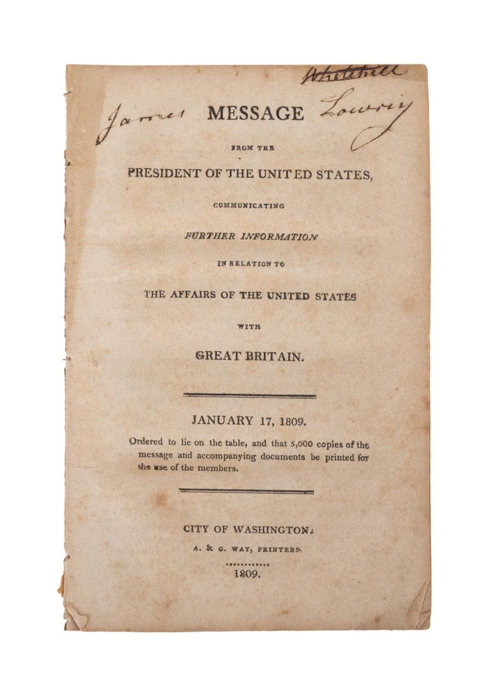 THOMAS JEFFERSON MESSAGE FROM 3cd6c0