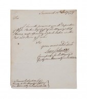 LETTER ON SAVANNAH EXPEDITION OF HYDE