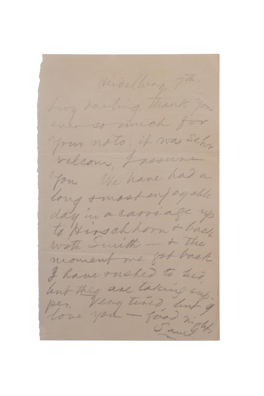 MARK TWAIN SIGNED LETTER TO HIS 3cd7ad