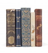 5VOL MARK TWAIN BOOKS WITH FIRST EDITIONS