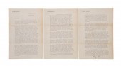 MARGARET MITCHELL SIGNED THREE PAGE