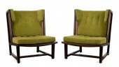 PR WORMLEY FOR DUNBAR WINGBACK CHAIRS,