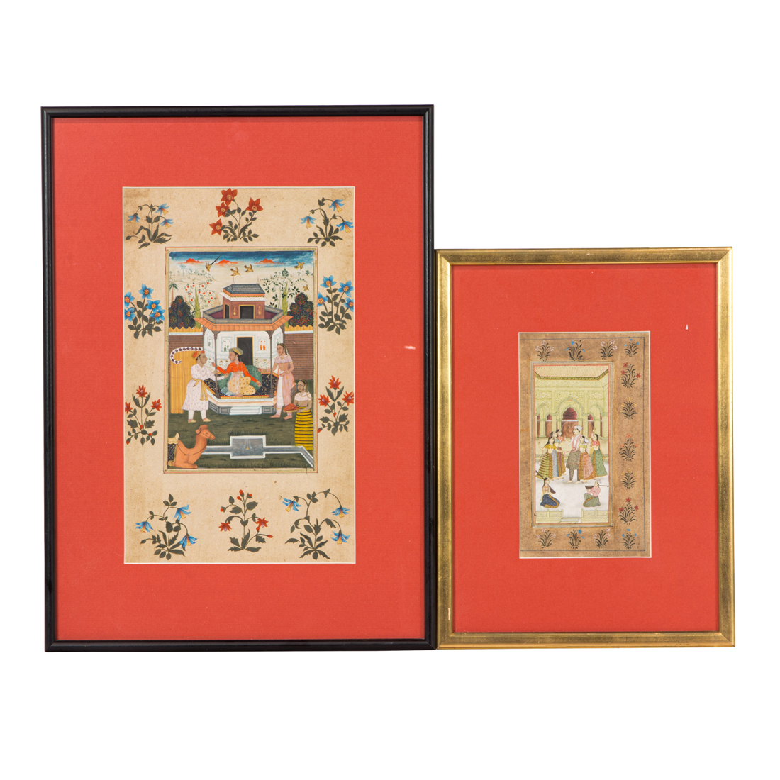 TWO INDIAN MINIATURE PAINTINGS  3cda14