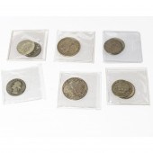(LOT OF 9) US SILVER COINS (7) QUARTERS: