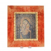 A SPANISH COLONIAL ICON OF MADONNA AND