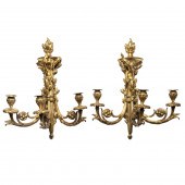 A GOOD PAIR OF NEOCLASSICAL STYLE GILT
