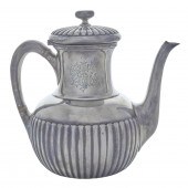 A WHITING STERLING TEAPOT, RETAILED
