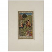 AN INDIAN DOUBLESIDED MANUSCRIPT PAINTING