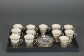 A SET OF TWELVE FRANK WHITING STERLING