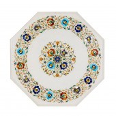 AN INDIAN AGRA PIETRA DURA MARBLE TABLE
