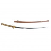 TWO DECORATIVE SAMURAI SWORDS Two decorative