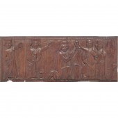 A NORTHERN EUROPEAN BAROQUE CARVED WOOD