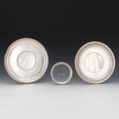 THREE STERLING TABLE ITEMS  Including: