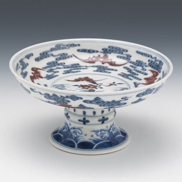 CHINESE PORCELAIN BLUE AND COPPER 3cbc5d