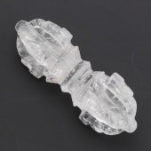 CHINESE/TIBETAN CARVED ROCK CRYSTAL