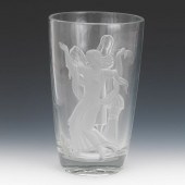 VERLYS GLASS SEASONS VASE 8 ¼ x 5