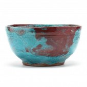 JUGTOWN CHINESE BLUE PUNCH BOWL Mid-20th