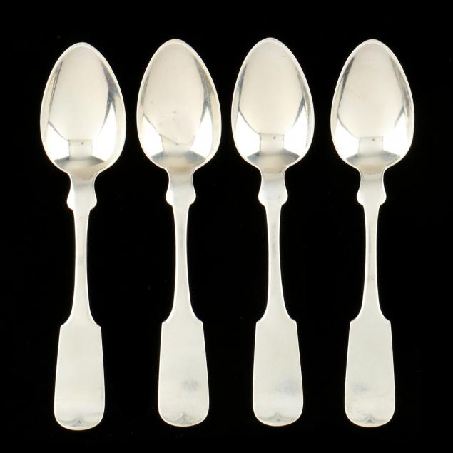 SET OF FOUR STERLING SILVER SPOONS  3cc1c6