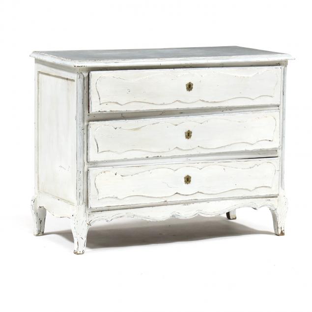 VINTAGE GUSTAVIAN PAINTED COMMODE 3cc351