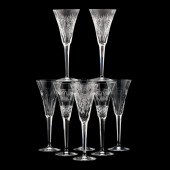 EIGHT WATERFORD CRYSTAL MILLENNIUM COLLECTION