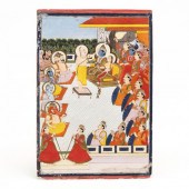 AN INDIAN MINIATURE PAINTING OF THE