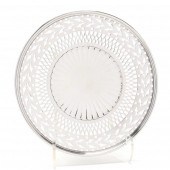 A WHITING STERLING SILVER CAKE PLATE