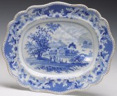 A LARGE 19TH CENT STAFFORDSHIRE TRANSFER