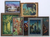 SEVEN 1930S EXAMPLES OF MAXFIELD PARRISH