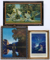 THREE 1930S EXAMPLES OF MAXFIELD PARRISH