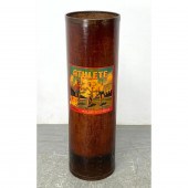 Antique Metal Bound Cylinder Umbrella