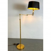 Dore Bronze French Floor Lamp. Hinged