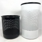 2pc REXITE Cribbio Enameled Metal Cans.