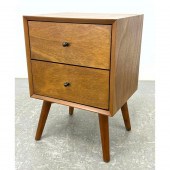 Newer Acorn Wood Night Stand with Drawers.