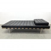 Leather Barcelona Daybed in style of