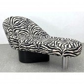 WOW!!!! Decorator Zebra Fabric Chaise