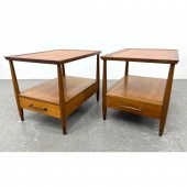 Pair Heritage Henredon Side Tables with