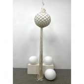 4pc FLOS Ball Globe Shade Lamps. Lot