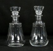 PAIR OF BACCARAT PICCADILLY CRYSTAL