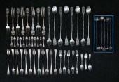 55 PIECES STERLING FLATWARE INCLUDING