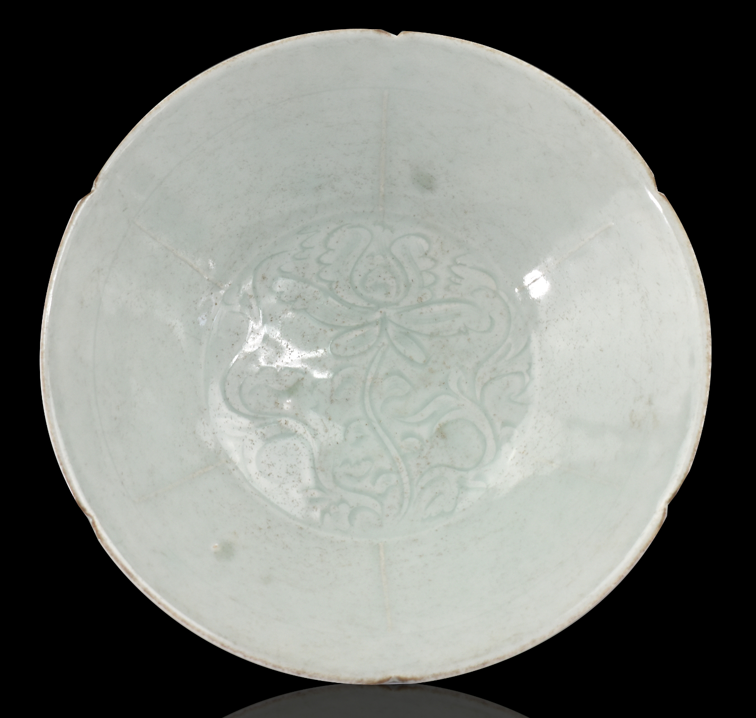 CHINESE QINGBAI GLAZED FLORAL BOWL SONG 3cf834