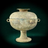 CHINESE RITUAL COVERED DOU VESSEL, EASTERN