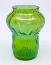 Antique Kralik Green Art Glass Cabinet