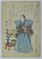 Sadanobu Nakamura Tamasuke Woodblock