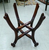 Chinese Rosewood Folding Fish Bowl Stand