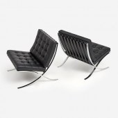 MIES VAN DER ROHE FOR KNOLL, PAIR OF